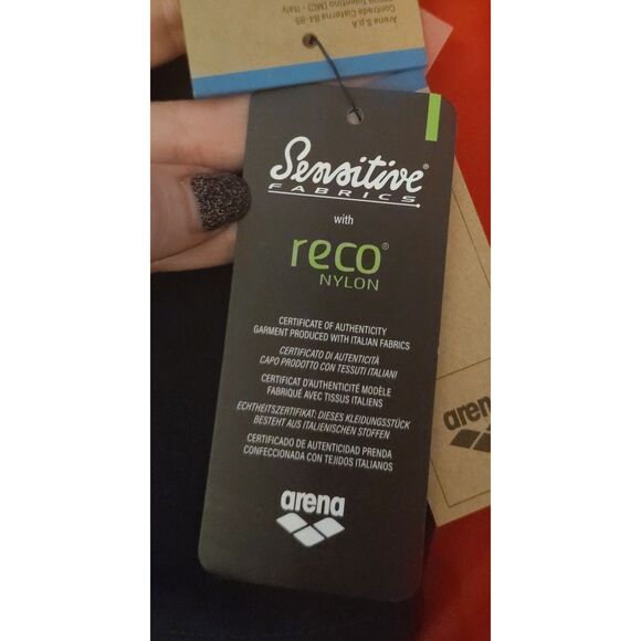 NWT Arena Shapewear Makimurax 1 Piece Size 14 size 40 Built-in bra Swim Sports - Picture 8 of 9